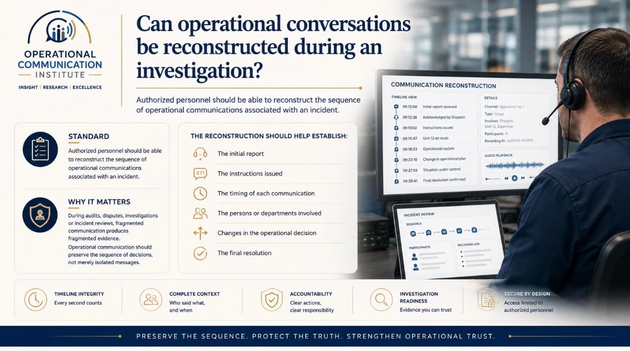 Reference illustration for Capability 6: Can operational conversations be reconstructed during an investigation?